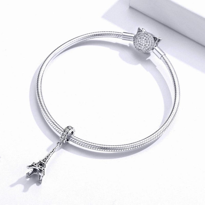 VOROCO Store Charm 925 Sterling Silver Bracelet Necklace Pendant Bead Charms Jewelry Gift for Women Mother Daughter Grandma Family Friends - Image 5